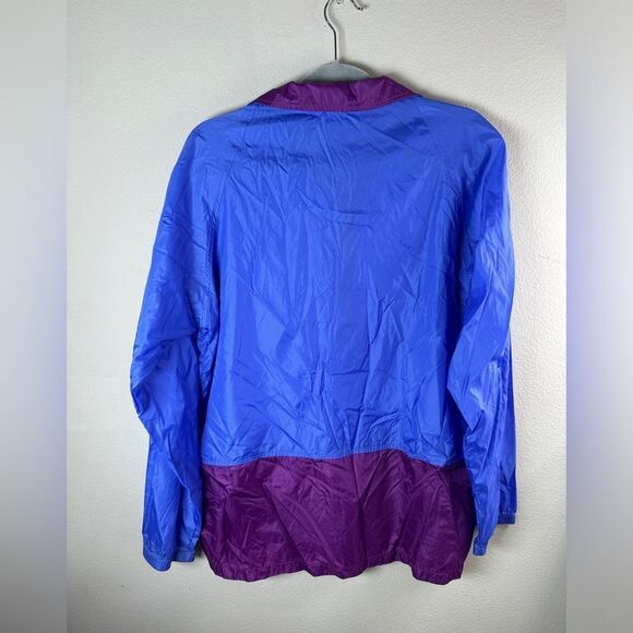 Vintage L.L. Bean 90's women's quarter zip LIGHTWEIGHT windbreaker sz large - Picture 6 of 7